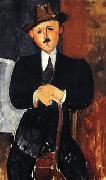 Amedeo Modigliani Seated man with a cane Germany oil painting artist